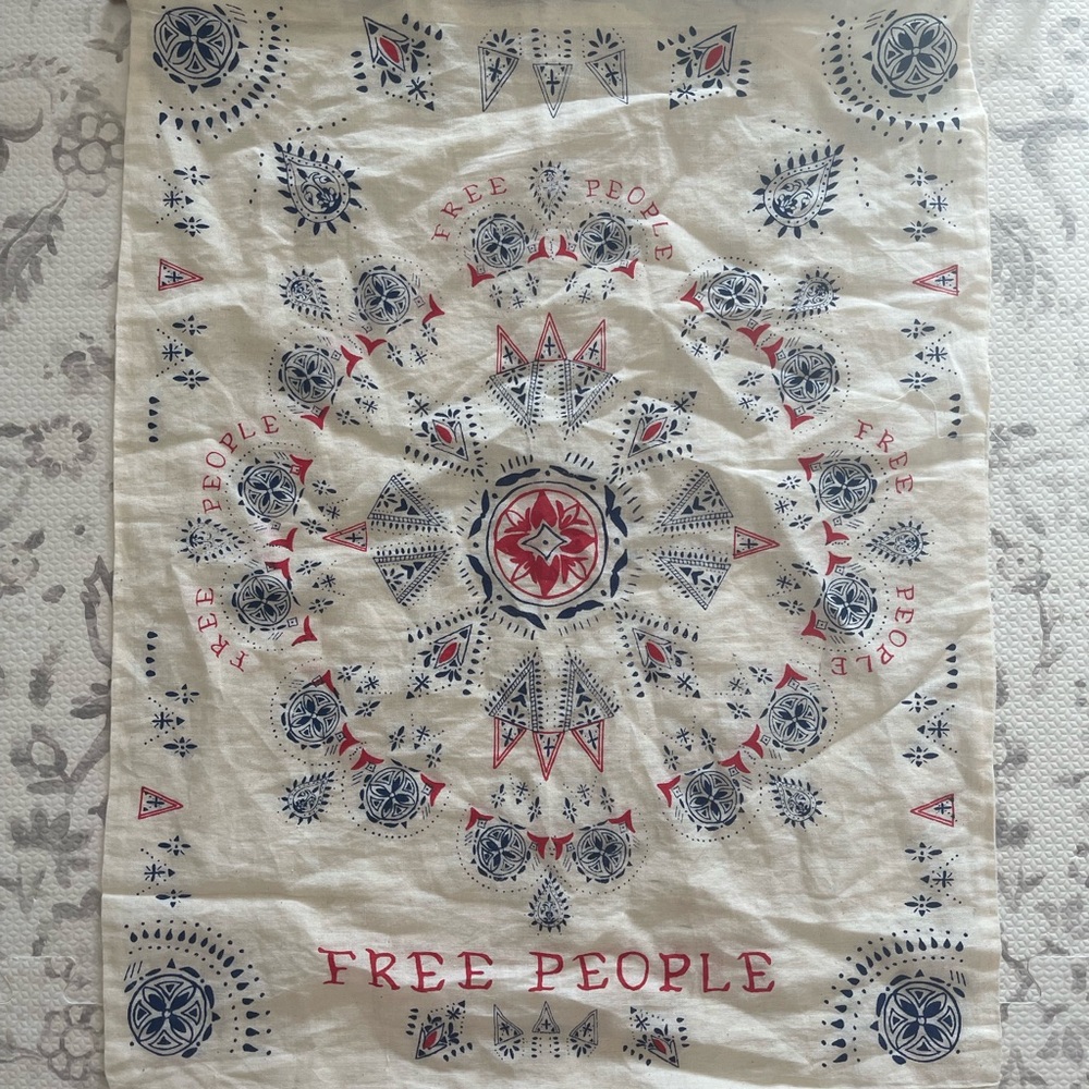 Free People Drawstring Cloth Bag